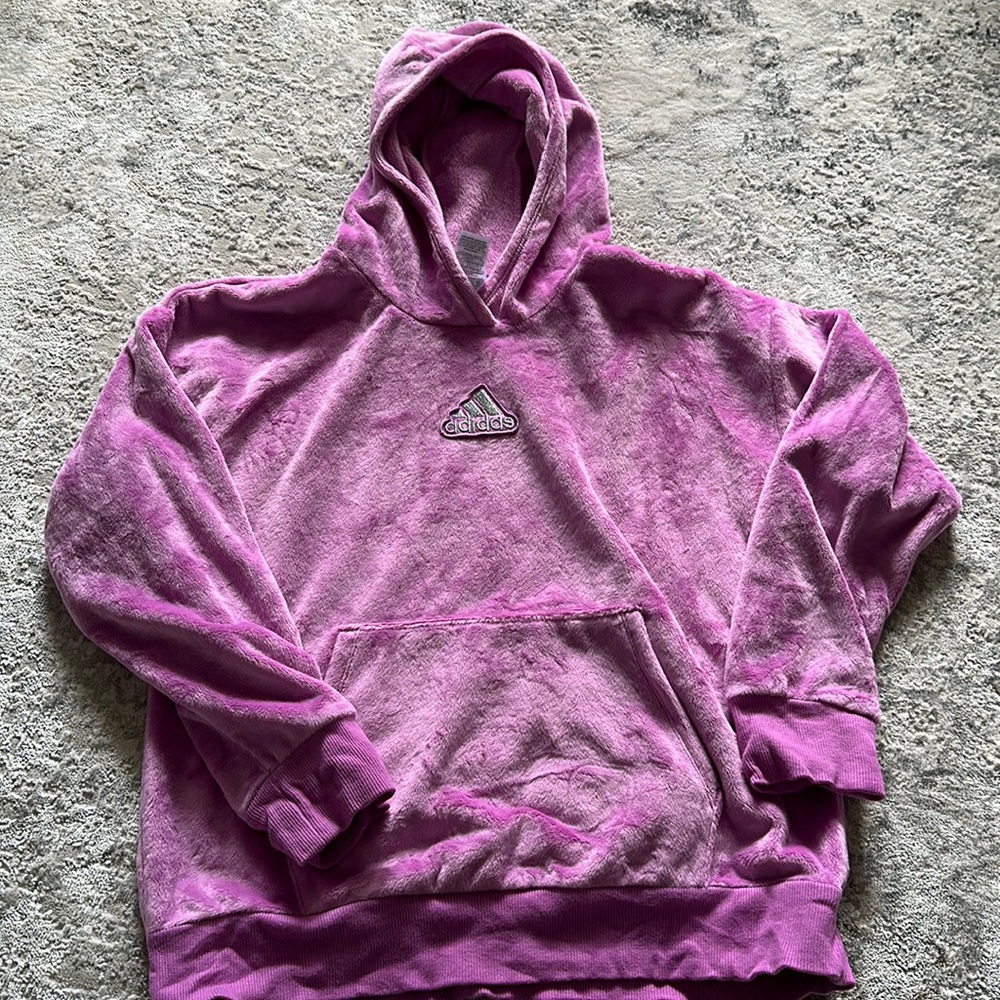 GIRLS adidas pull over sweatshirt